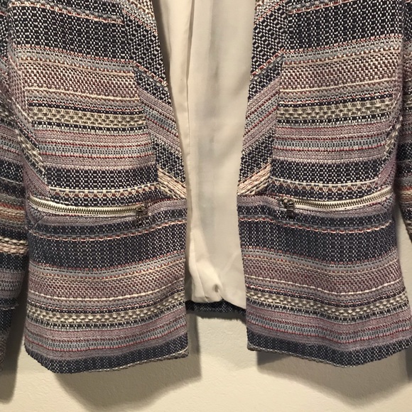 {Halogen} Lavender Collarless Blazer - Picture 4 of 8